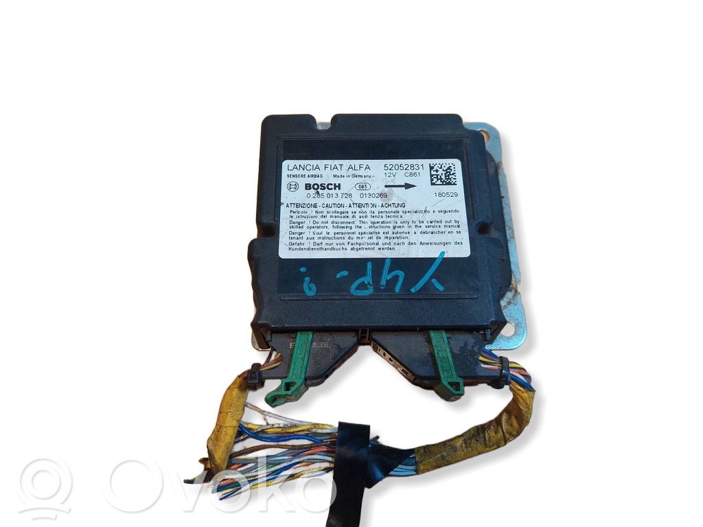 Airbag control unit/module   52052831,0285013728,0130269