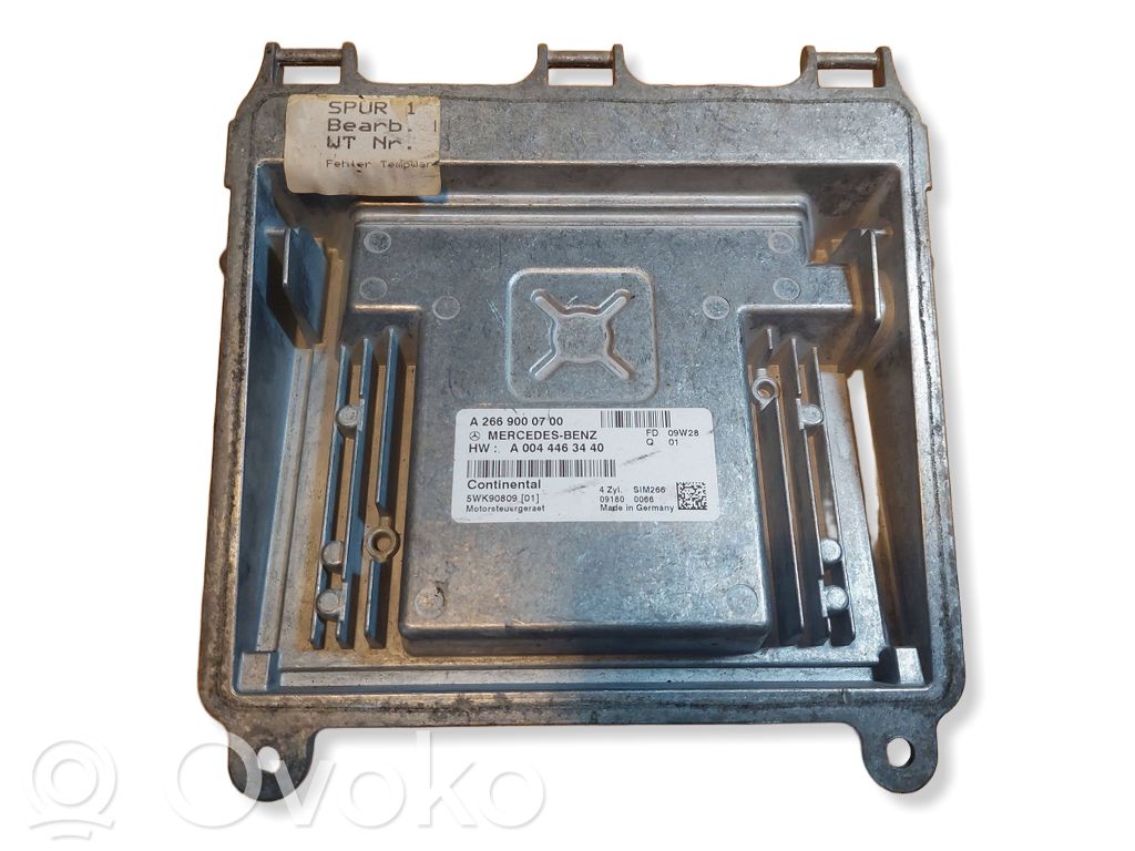 Mercedes-Benz B W246 W242 Komputer / Sterownik ECU silnika 