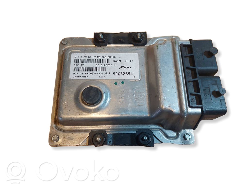 Engine control unit/module ECU   52032654,9GFTT,HW003