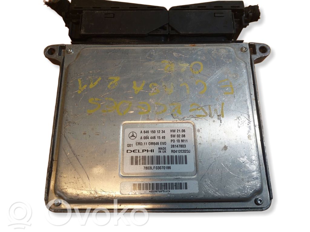 Mercedes-Benz E W211 Unitate control motor/modul ECU 