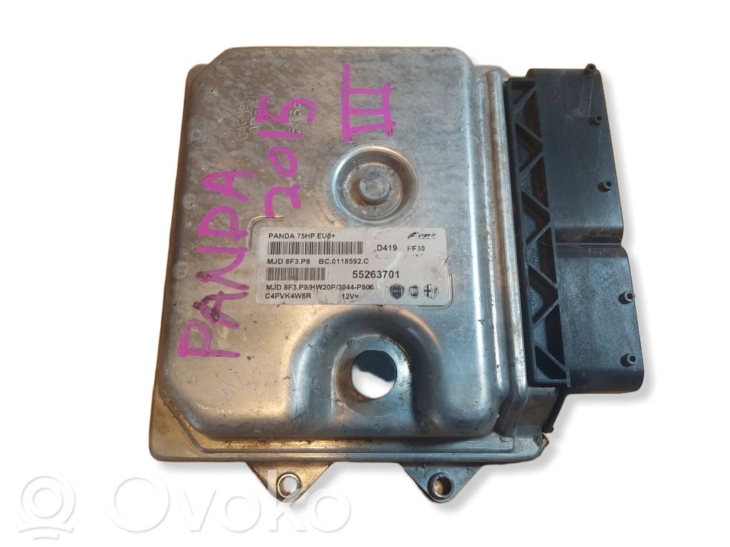 Fiat Panda III Engine control unit/module ECU 