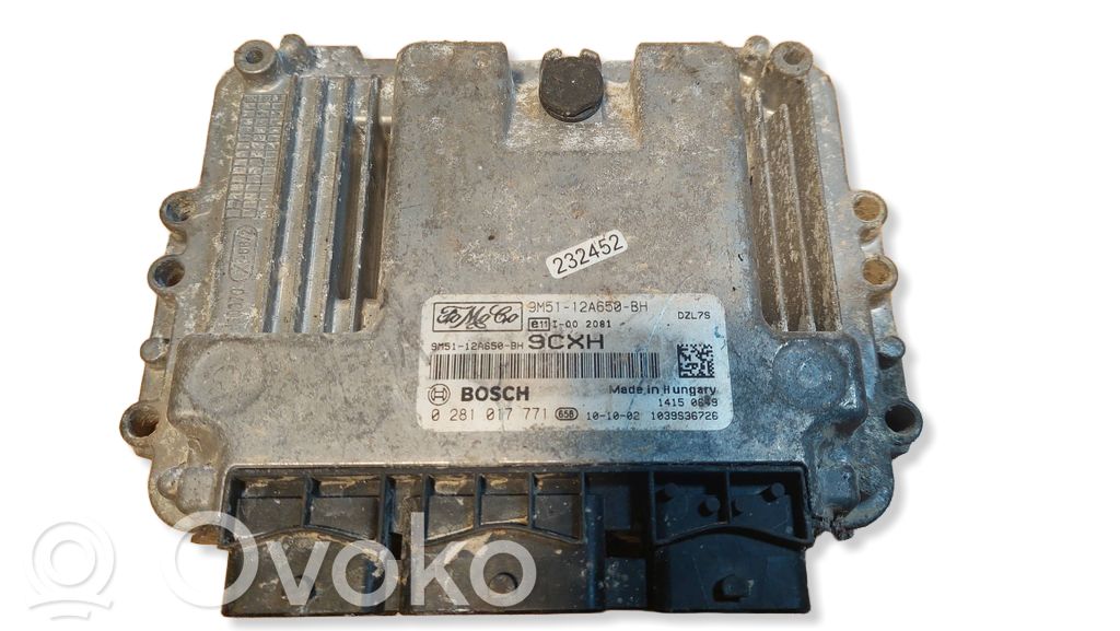 Ford Focus Motora vadības bloka ECU 