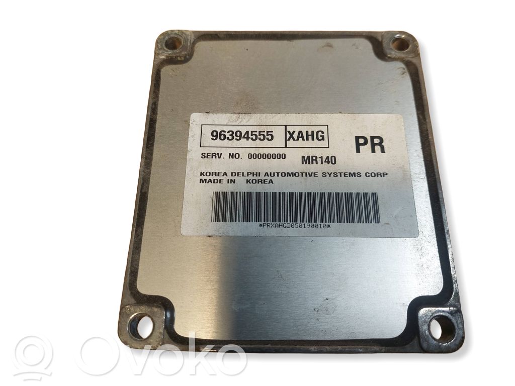 Engine control unit/module ECU   96394555,MR140,0000000,PRKAHGD050190010,XAHG