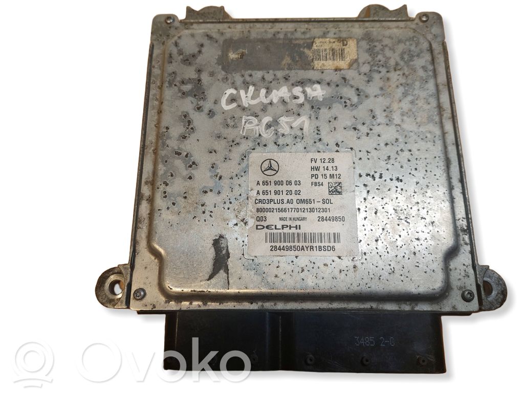 Mercedes-Benz C W205 Engine control unit/module ECU 