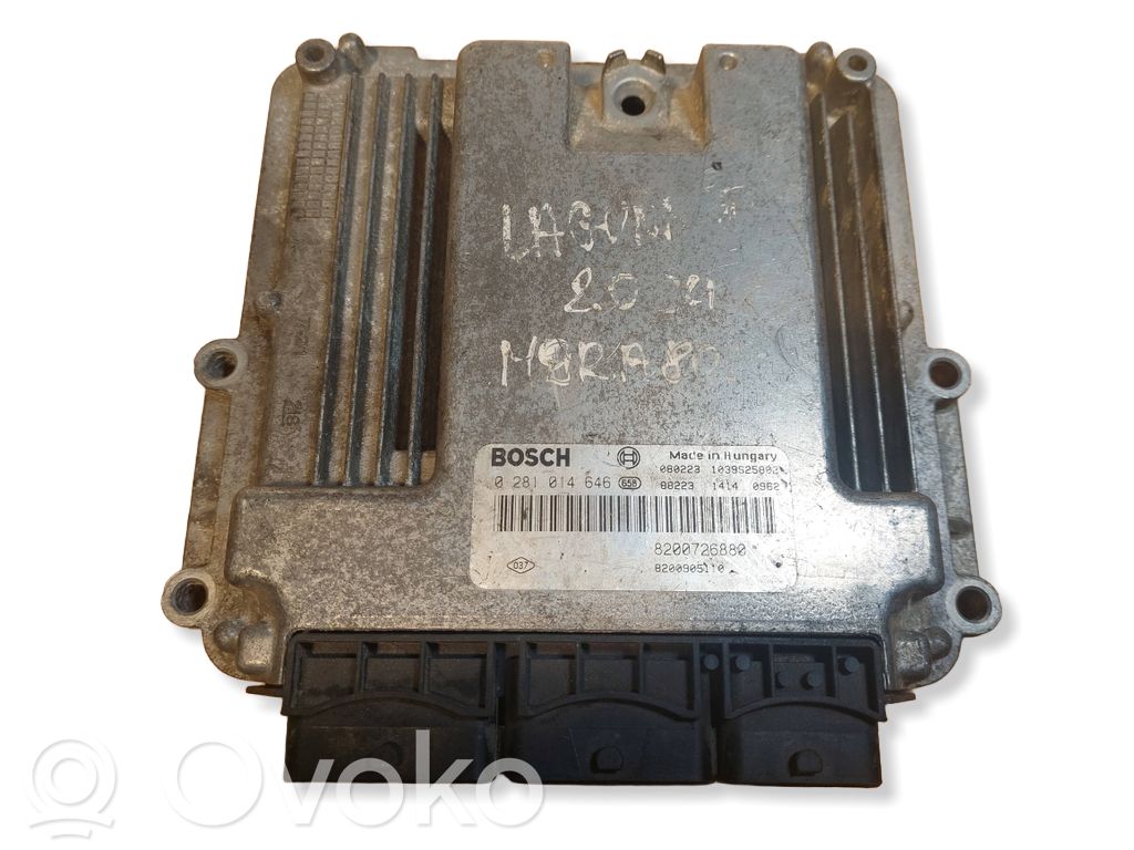 Renault Laguna III Komputer / Sterownik ECU silnika 