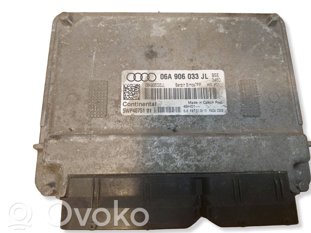 Engine control unit/module ECU   06A906033JL,5WP40751,SIMOS7PP