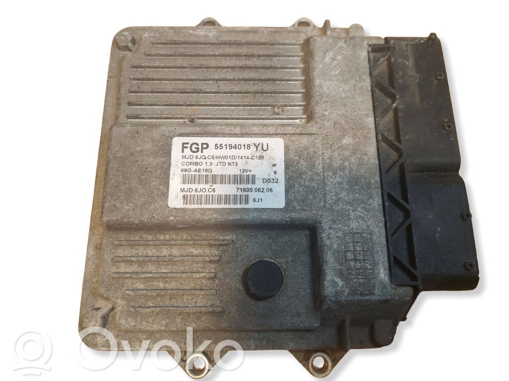 Opel Combo C Unitate control motor/modul ECU 
