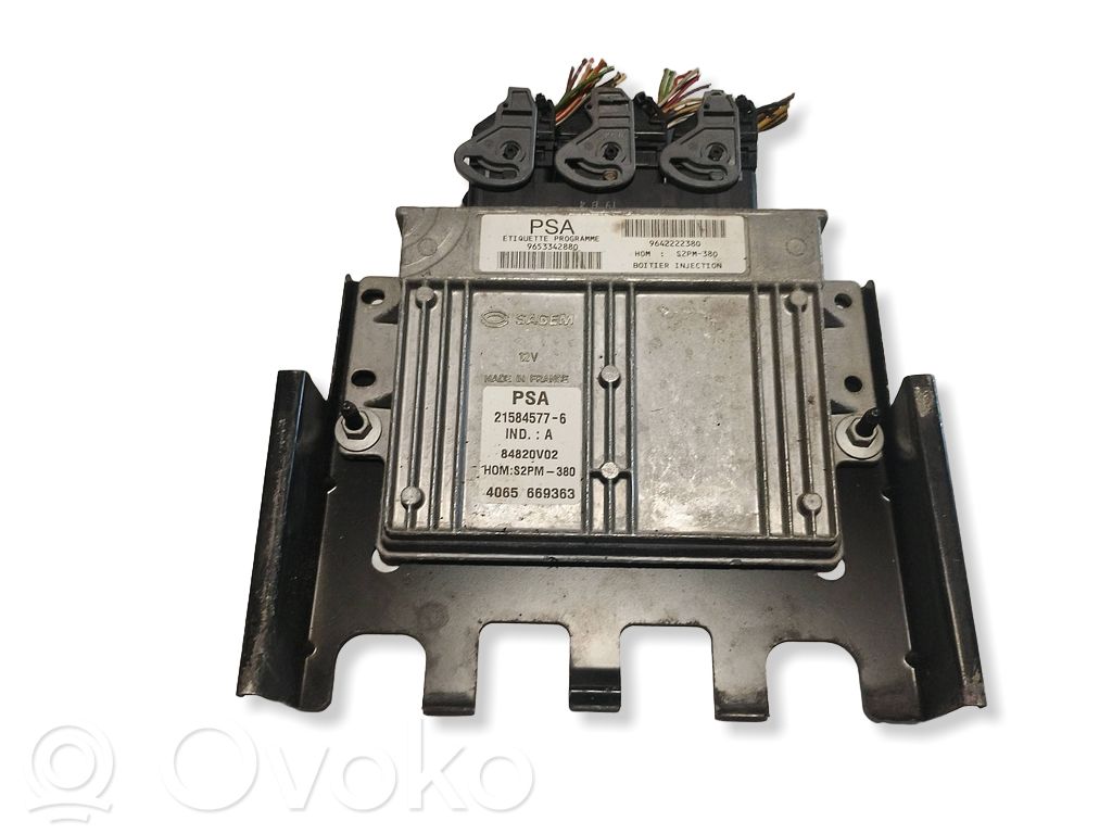 Engine control unit/module   9642222380,9653342880