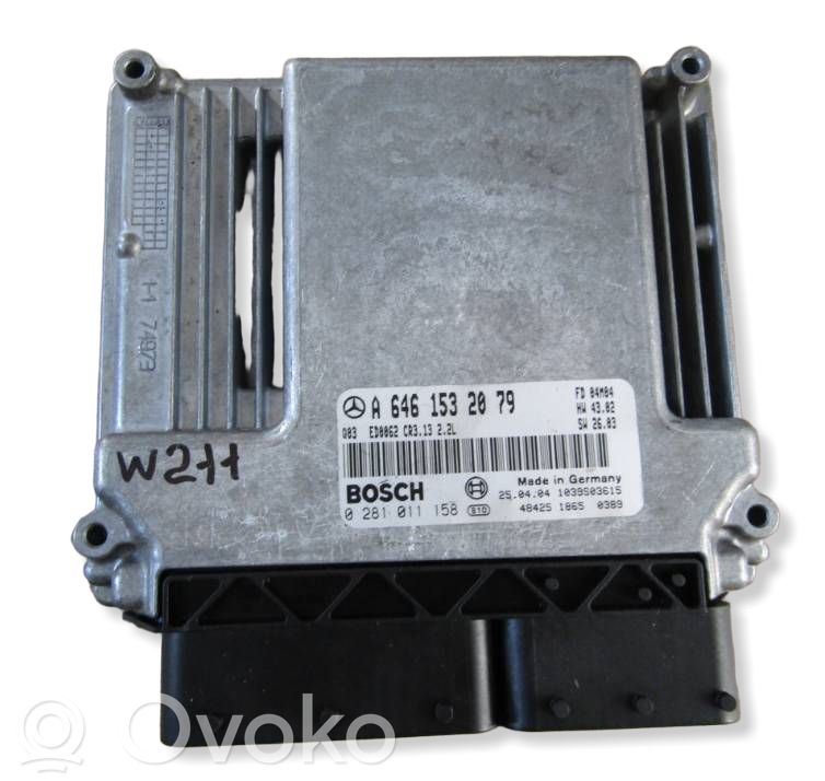 Engine control unit/module   A6461532079,6461532079,0281011158