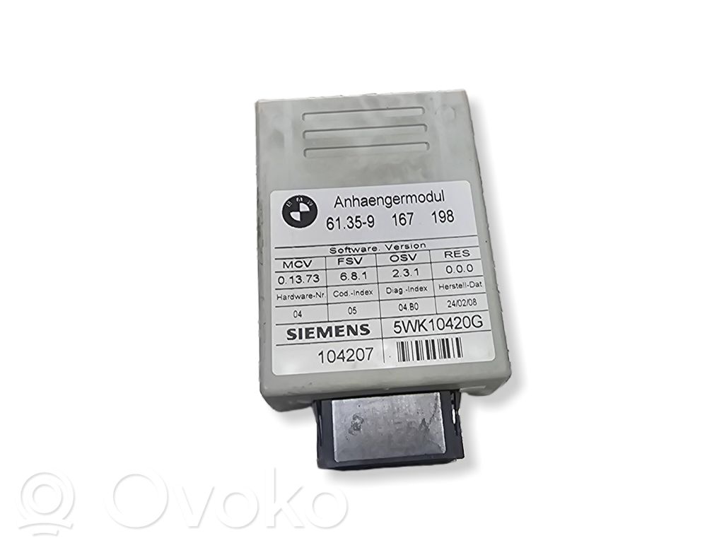 BMW X5 E70 Unidad de control/módulo de la barra de remolque 