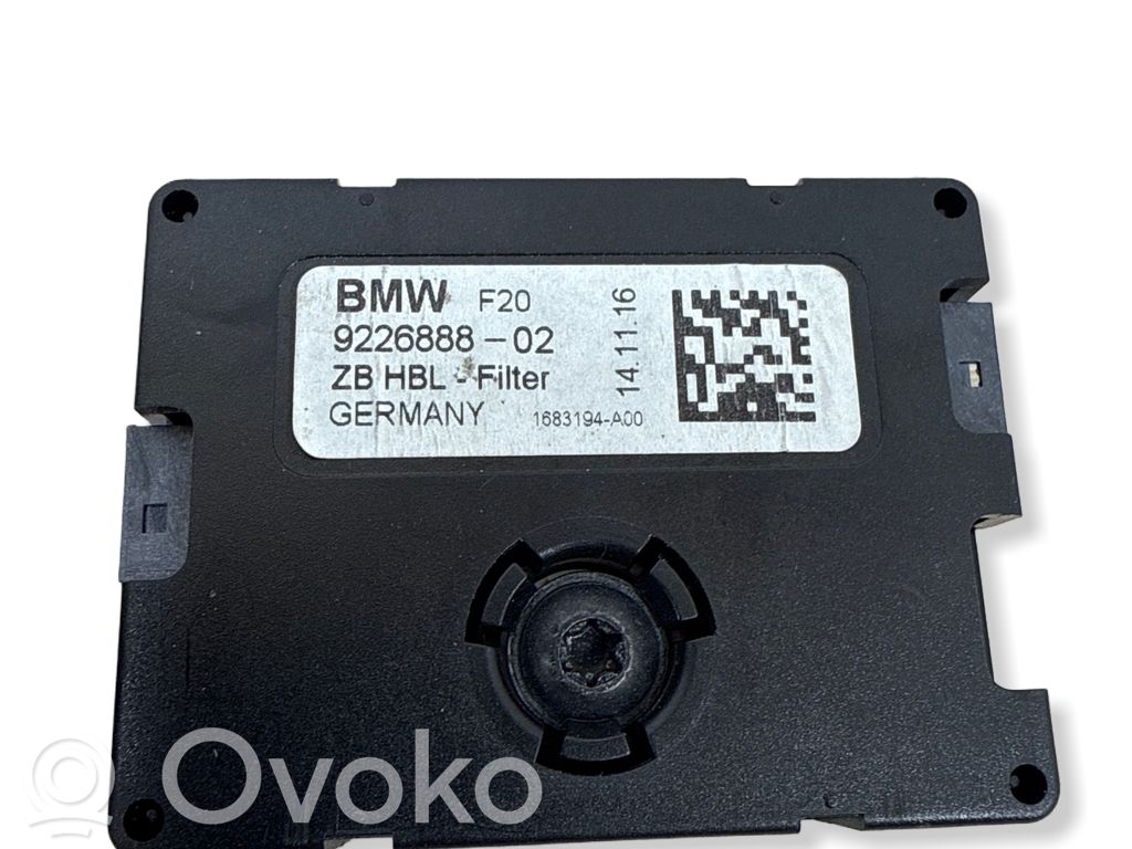 BMW 1 F20 F21 Filtre antenne aérienne 
