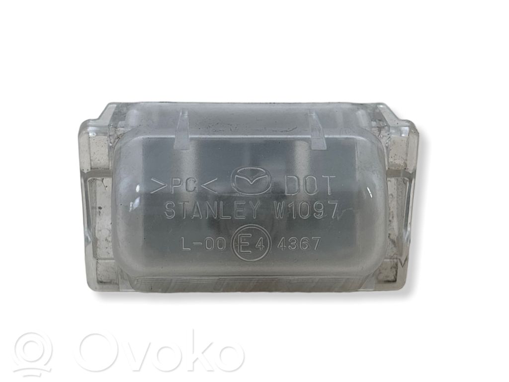 Mazda 6 Number plate light 