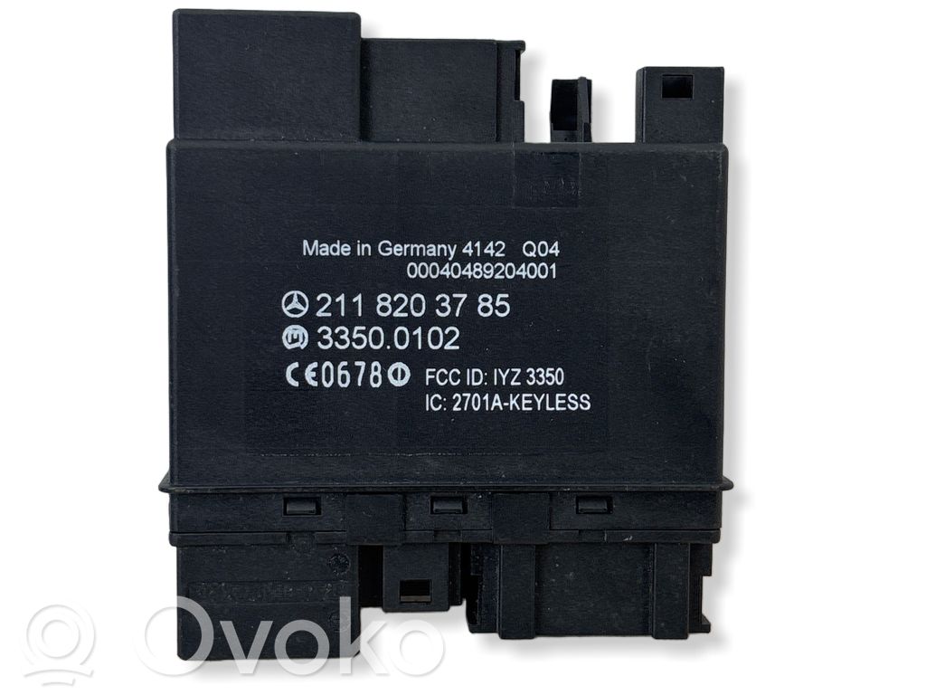 Mercedes-Benz E W211 Keyless (KESSY) go control unit/module 