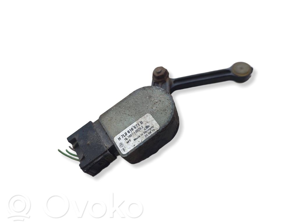 Audi Q7 4L Sensor de altura del nivel de la suspensión neumática trasera 