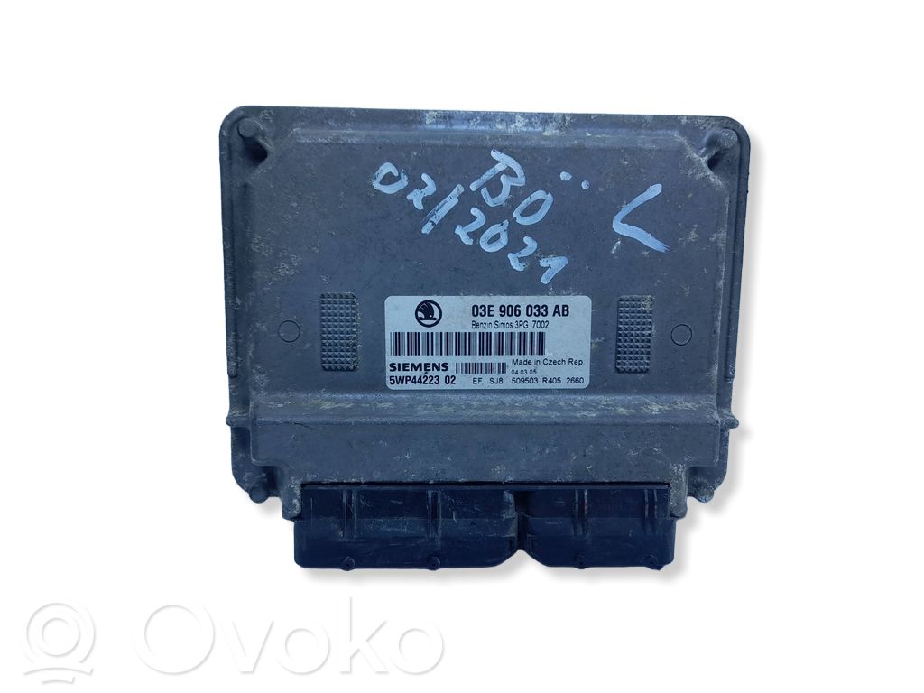 Engine control unit/module   03E906033ABKASACJ,03E906033AB,5WP44223