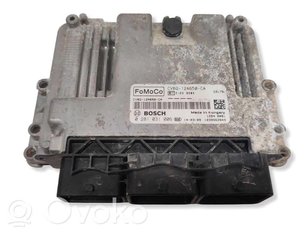 Engine control unit/module   CV6Q12A650CA,0281031006