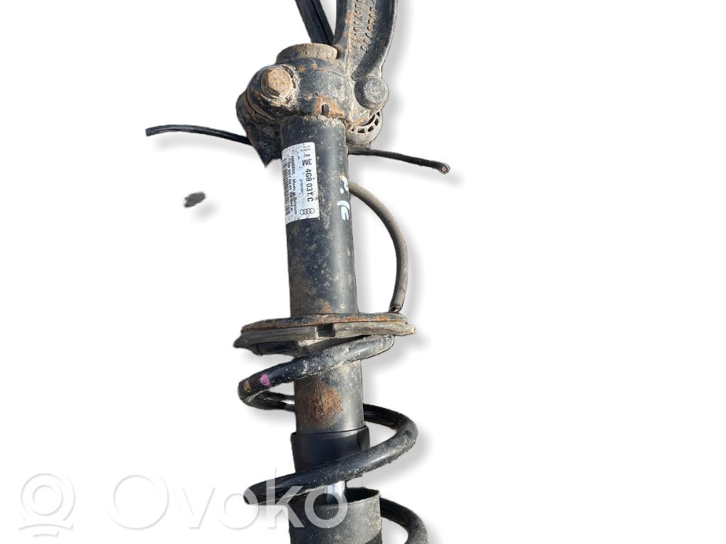 Audi A6 C7 Front shock absorber with coil spring 