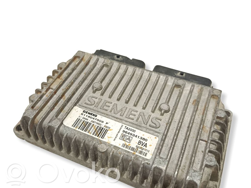 Peugeot 307 Module de contrôle de boîte de vitesses ECU 