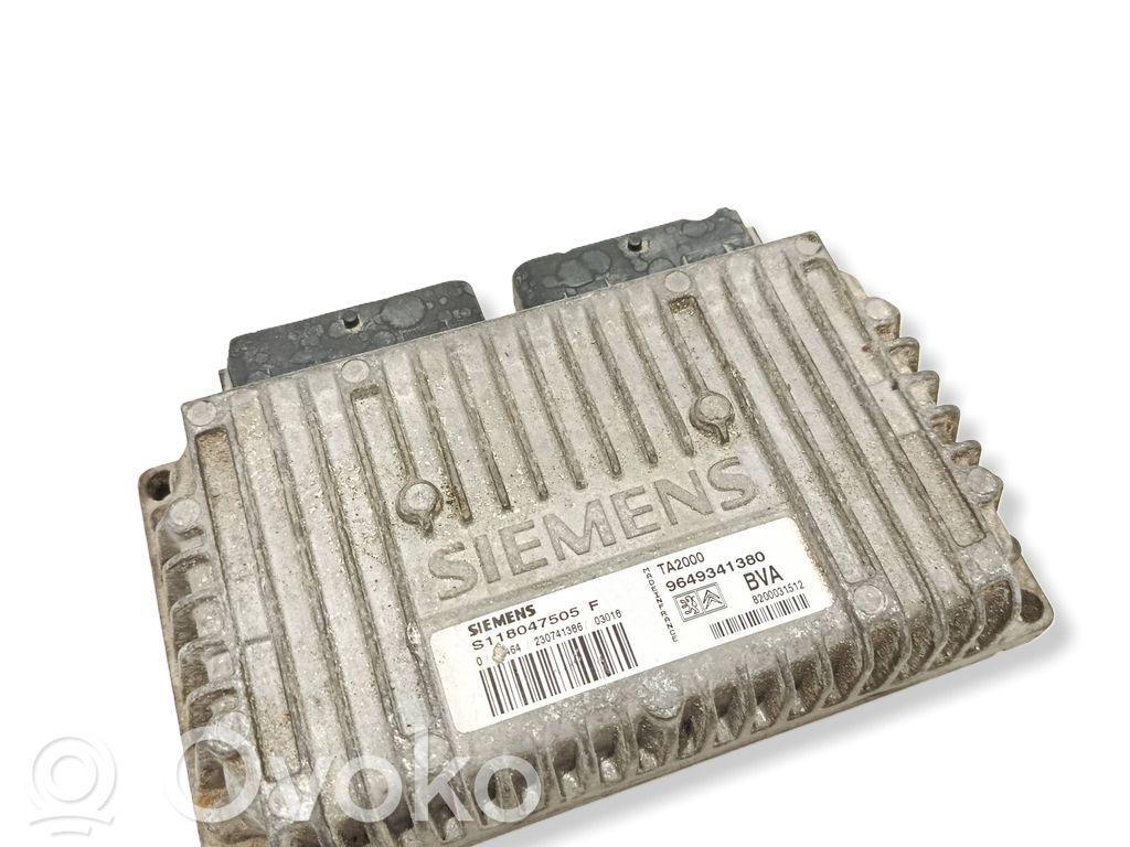 Peugeot 307 Module de contrôle de boîte de vitesses ECU 
