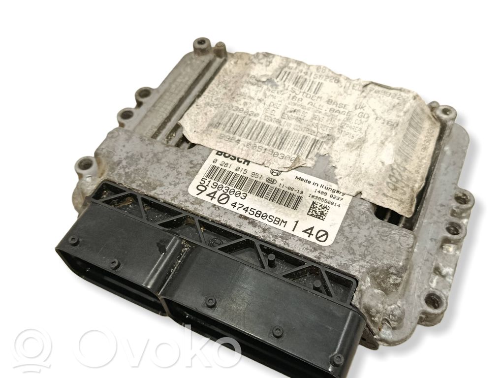 Alfa Romeo Giulietta Engine control unit/module 