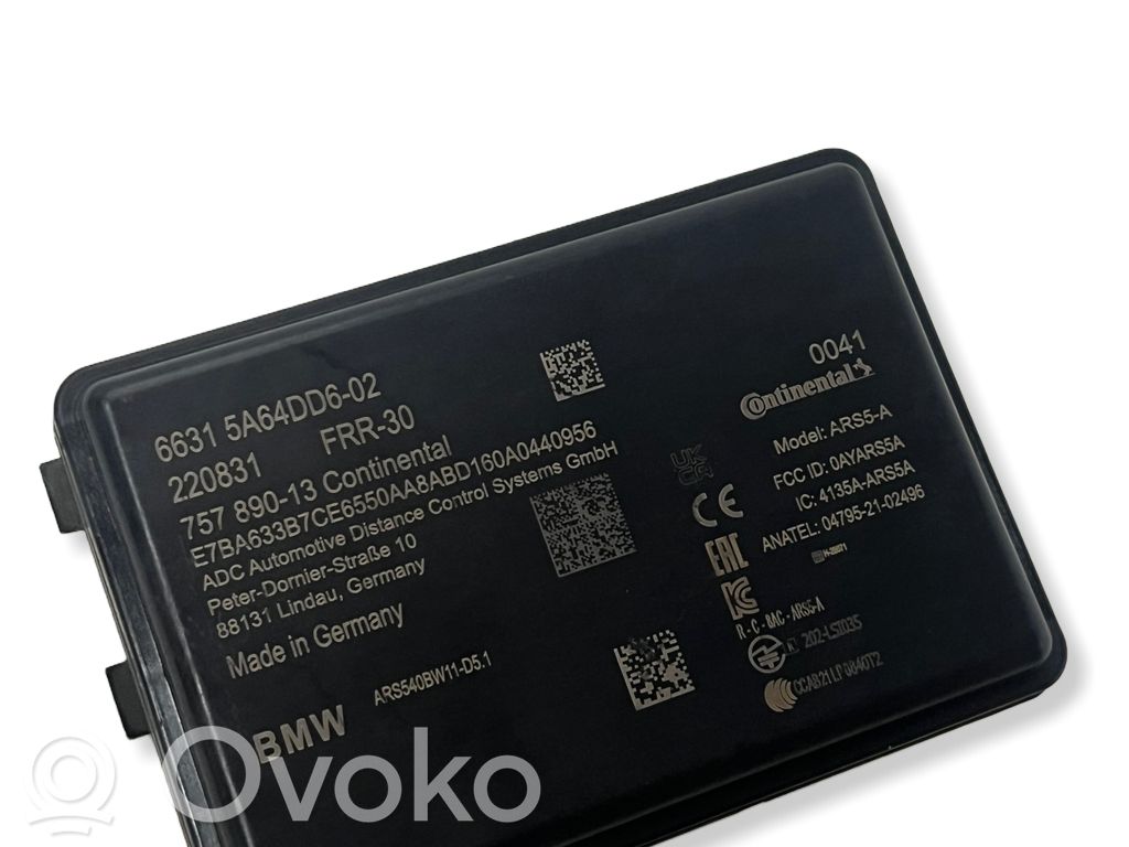 Sensor de radar Distronic   5A64DD6,66315A64DD6,5A8A329,5A5FD30,5A60AA4,5A75877