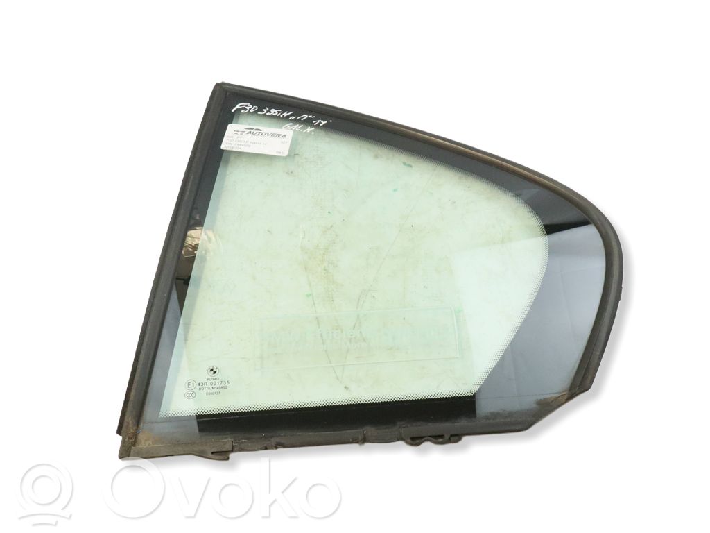 BMW 3 F30 F35 F31 Szyba karoseryjna drzwi tylnych 