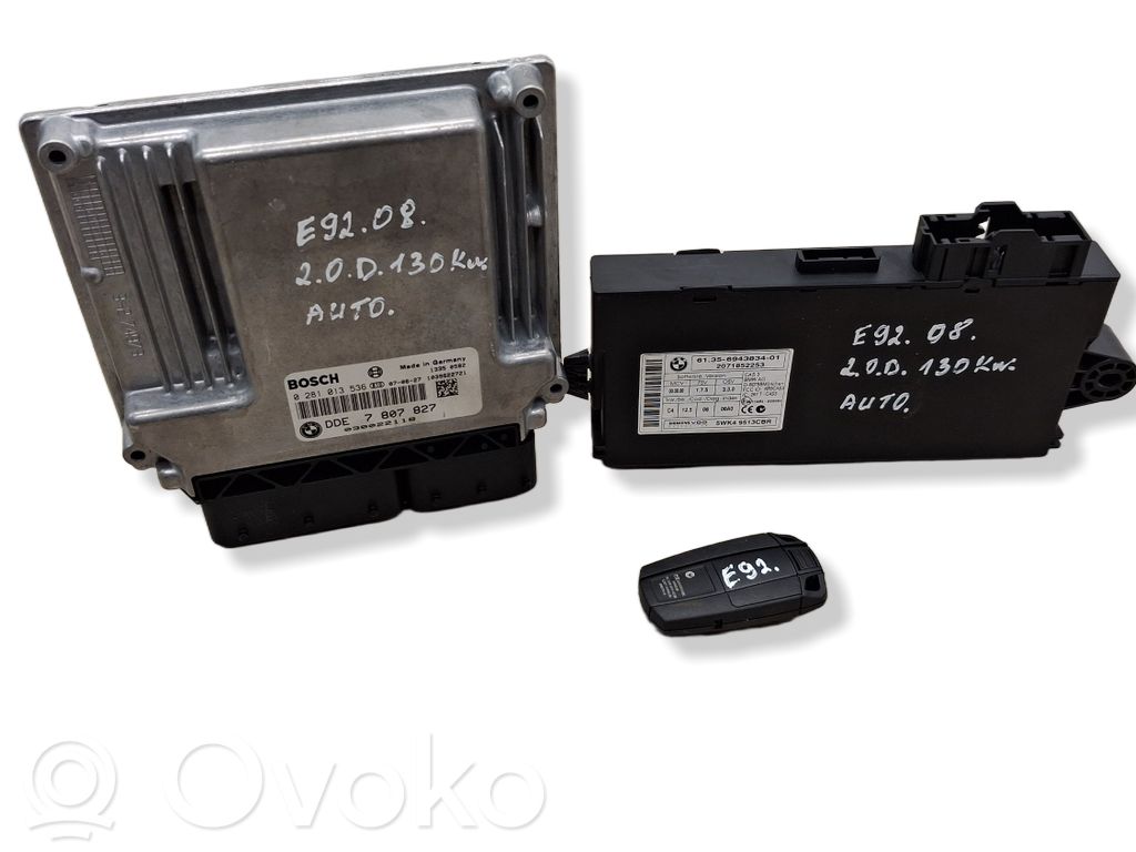 Komputer / Sterownik ECU i komplet kluczy   7807827,0281013536,1039S22721