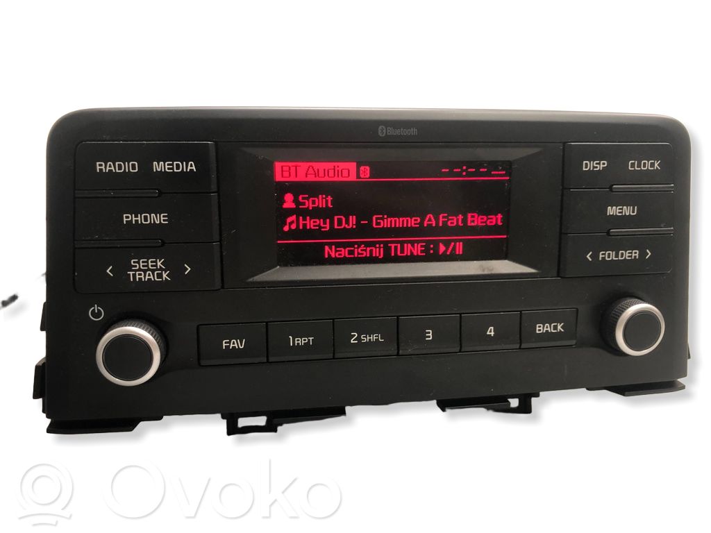 KIA Picanto Unité principale radio / CD / DVD / GPS 