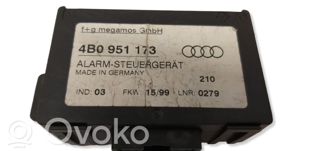 Unidad de control/módulo de alarma   4B0951173