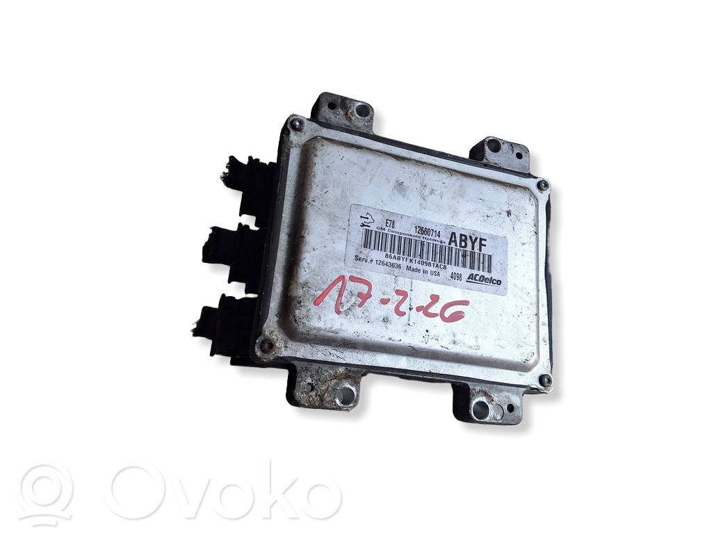 Opel Zafira C Engine control unit/module 