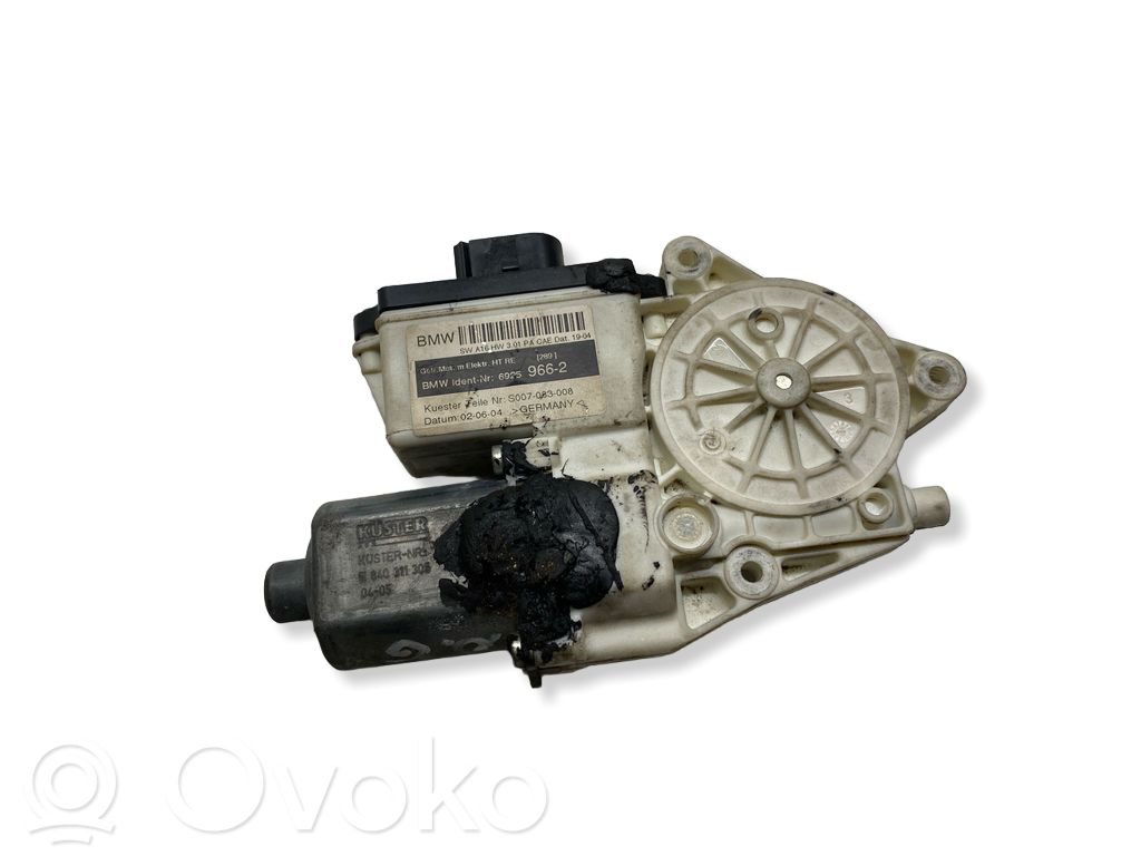 BMW X3 E83 Silniczek podnoszenia szyby drzwi tylnych 