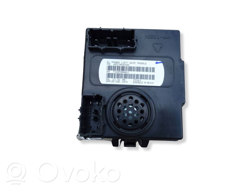 Unité de commande / module de hayon   68234603AA,T1605D0061,T2065C8006