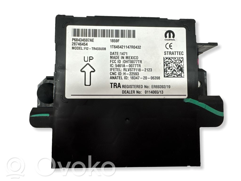 Ram 1500 DT Keyless (KESSY) go control unit/module 