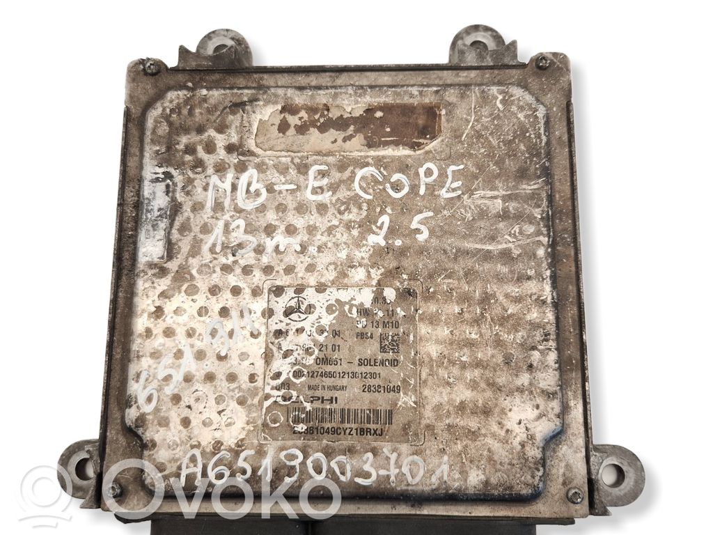 Engine control unit/module   28381049,A6519003701