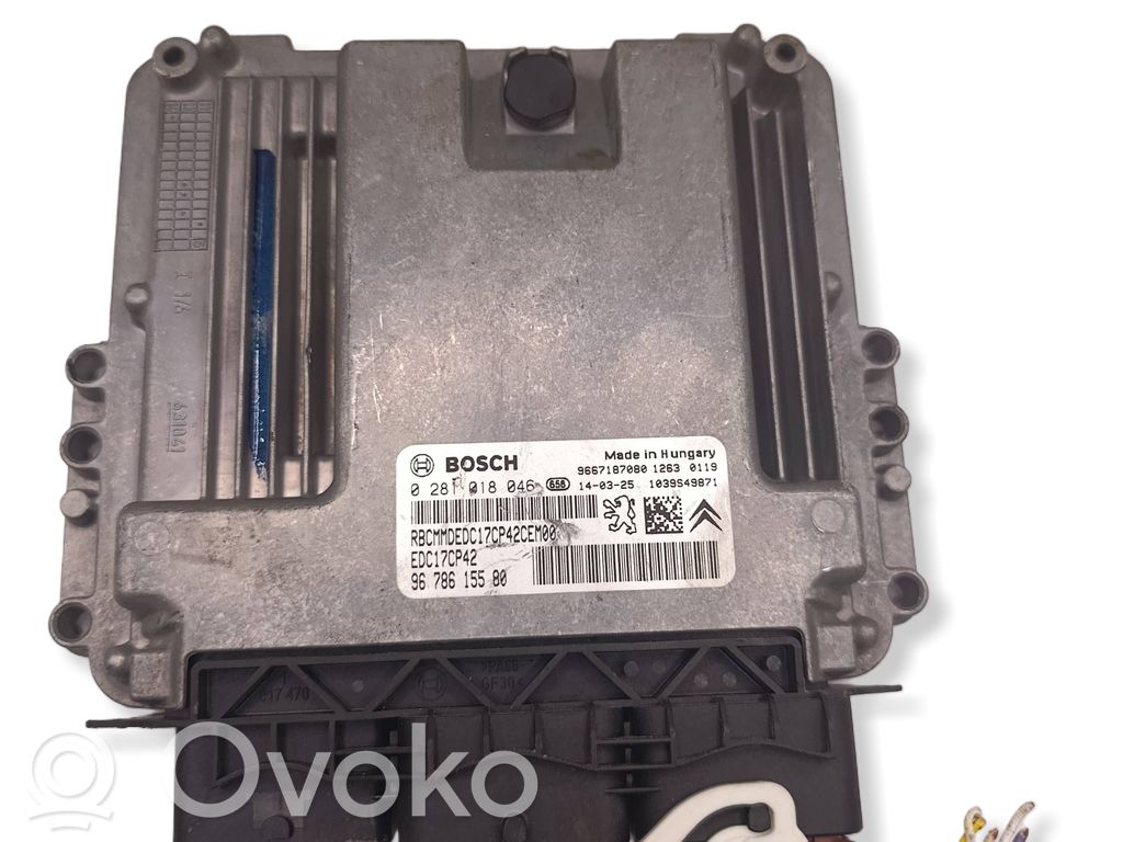 Peugeot 508 Engine control unit/module 