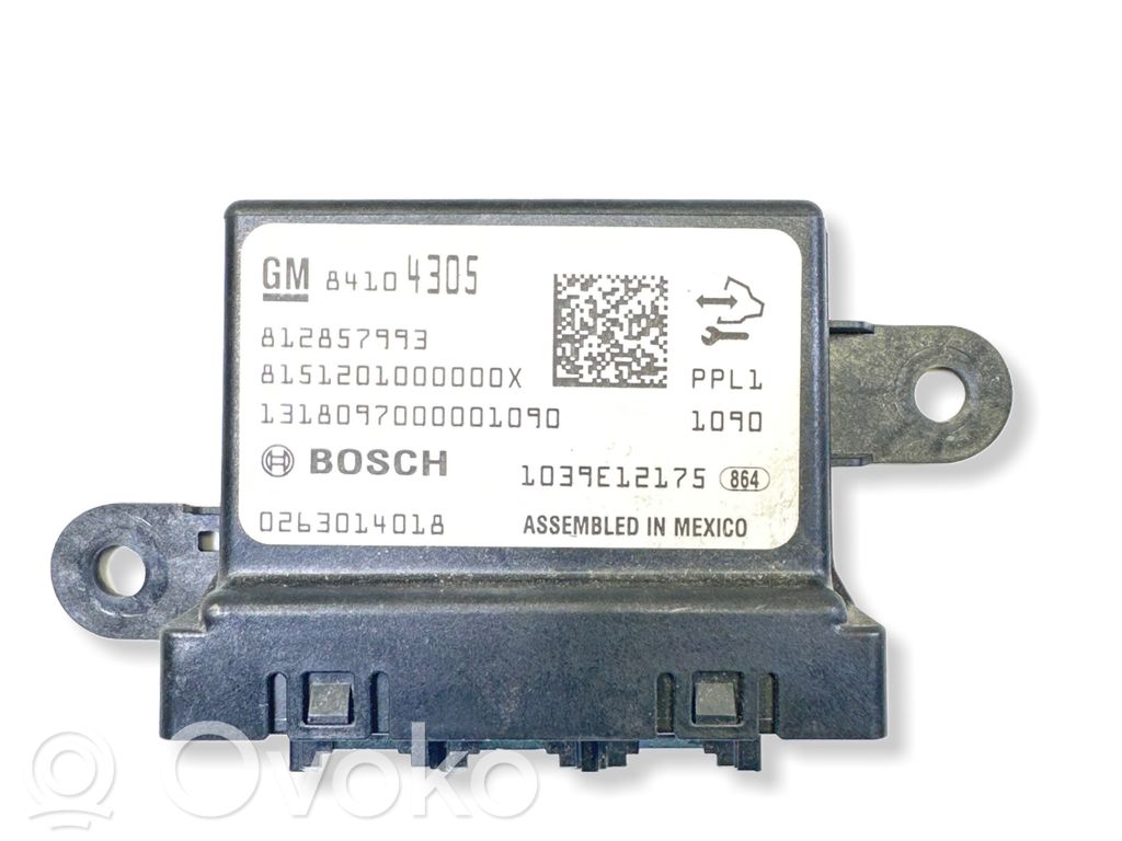 Pysäköintitutkan (PCD) ohjainlaite/moduuli   84104305,812857993