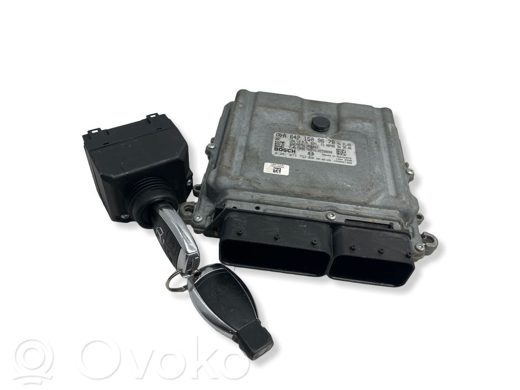 Mercedes-Benz ML W164 Komputer / Sterownik ECU i komplet kluczy 
