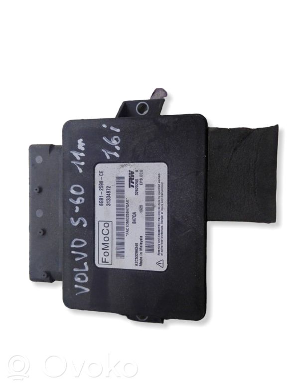 Volvo S60 Modul de control frână de mână 