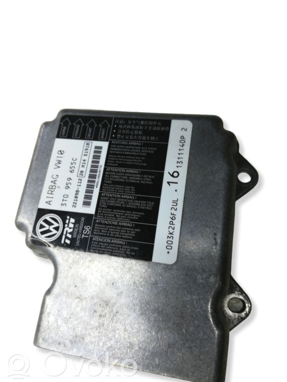 Skoda Superb B6 (3T) Airbag control unit/module 