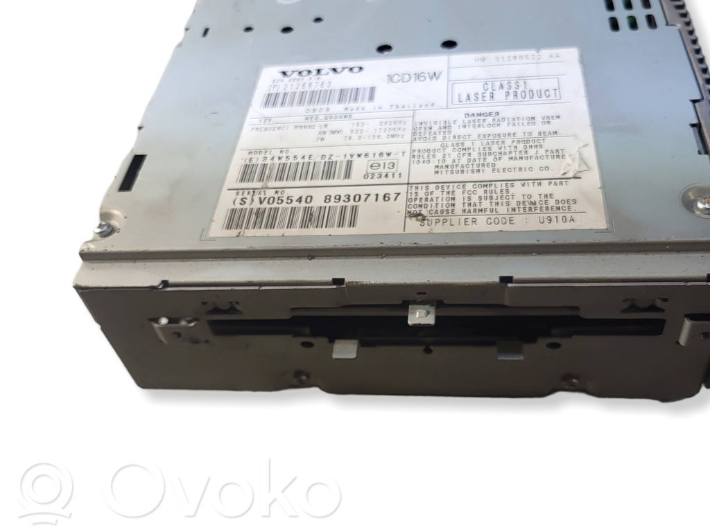 Volvo C30 Panel / Radioodtwarzacz CD/DVD/GPS 