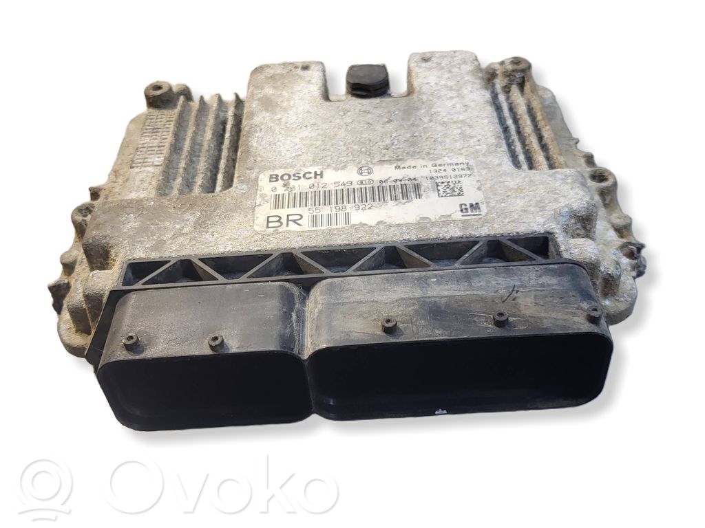 Engine control unit/module   0281012549,1039S12972,55198922