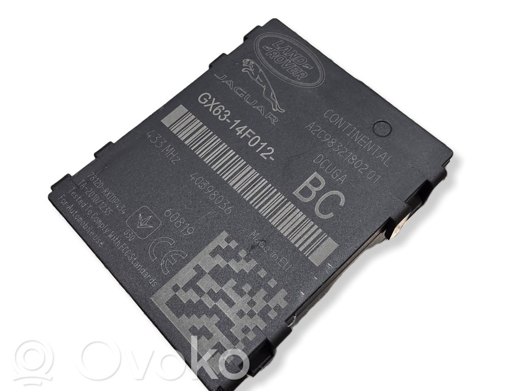Sterownik / Moduł kontroli ciśnienia w oponach   GX6314F012BC
