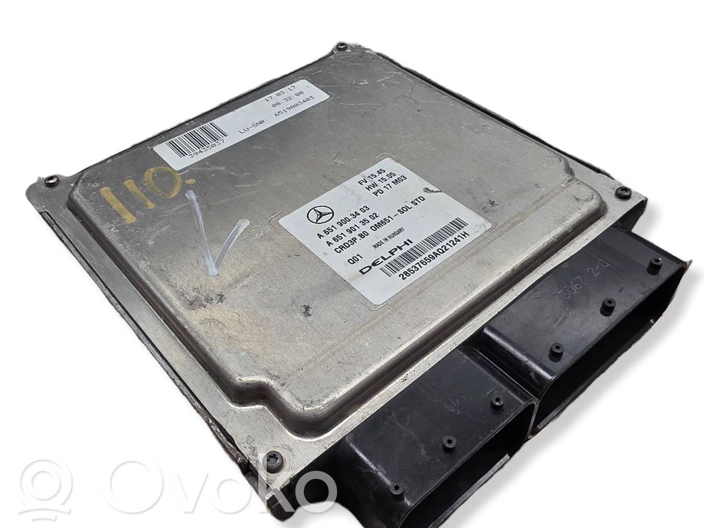 Engine control unit/module   A6519003403,A6519013502,28537659A