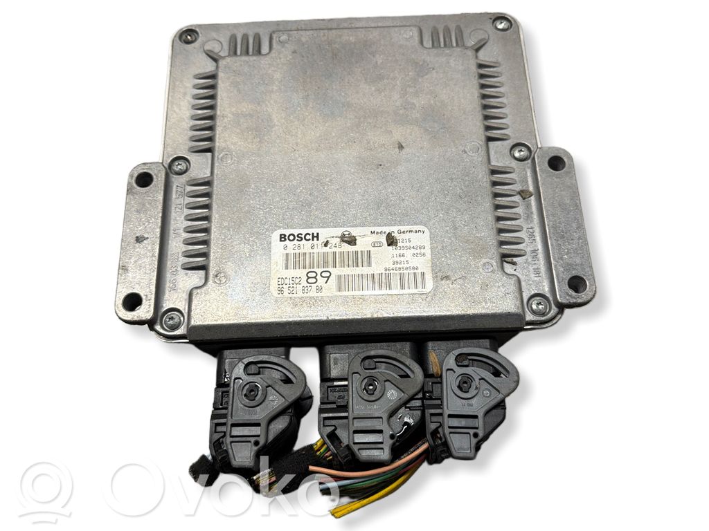 Engine control unit/module   0281011248,EDC15C2,9652183780