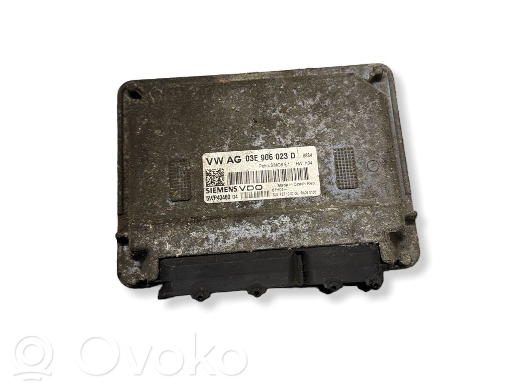Engine control unit/module   03E906023D,5WP4046004