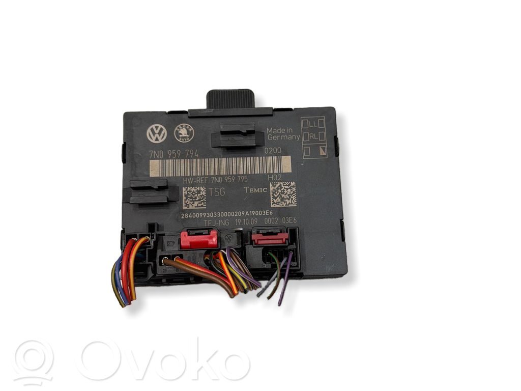 Skoda Yeti (5L) Door control unit/module 