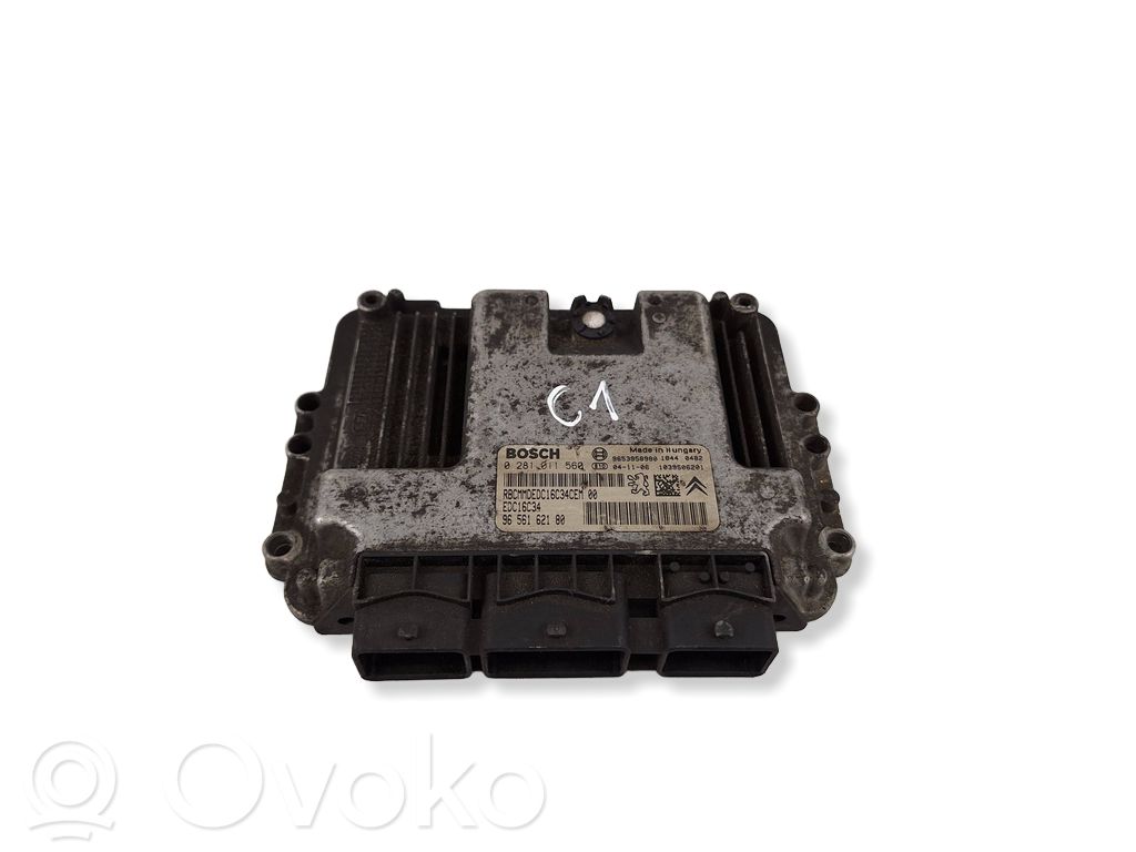 Engine control unit/module   9656162180,9653958980,EDC16C34,0281011560