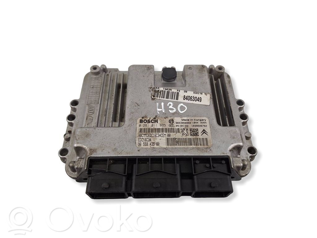 Citroen C4 I Engine control unit/module 