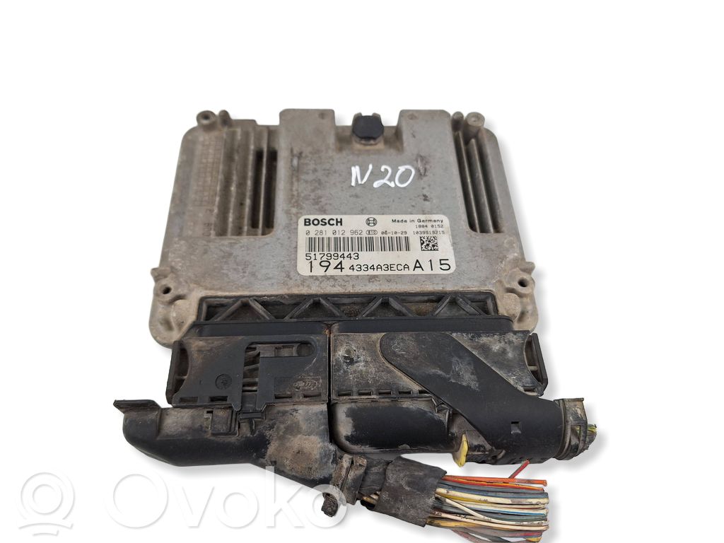 Engine control unit/module   51799443,0281012962