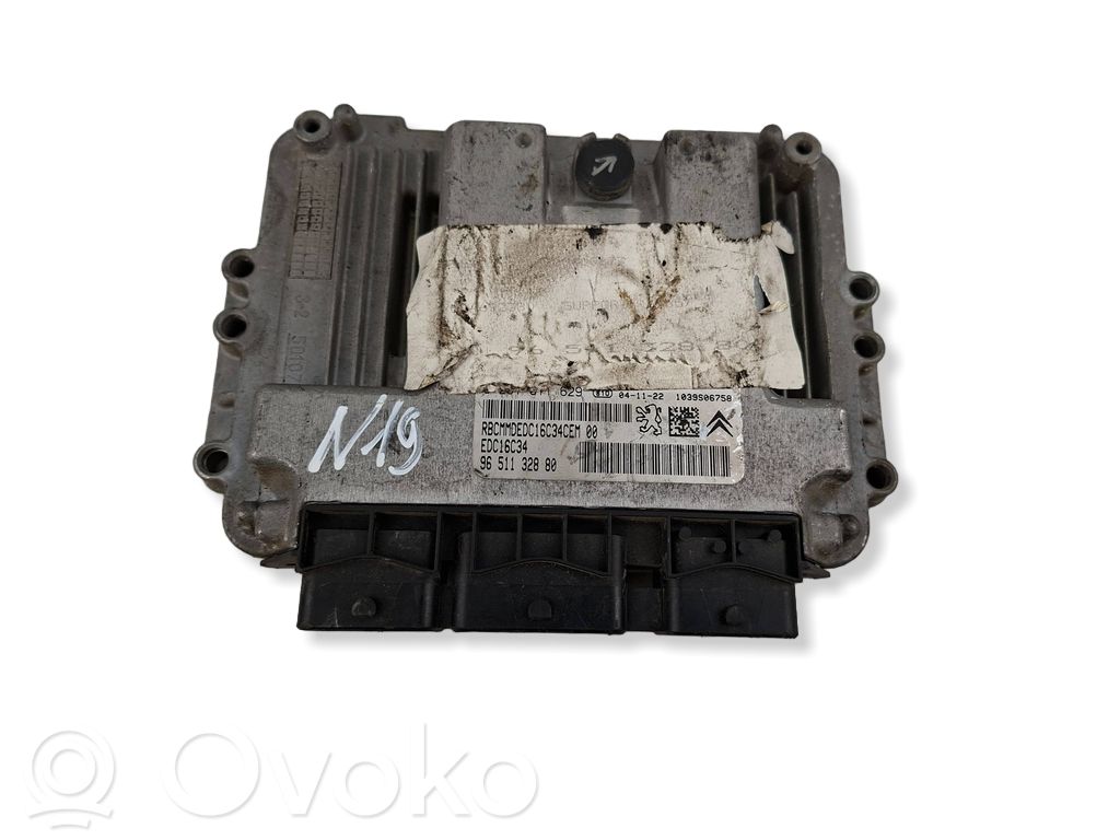 Citroen C4 I Engine control unit/module 